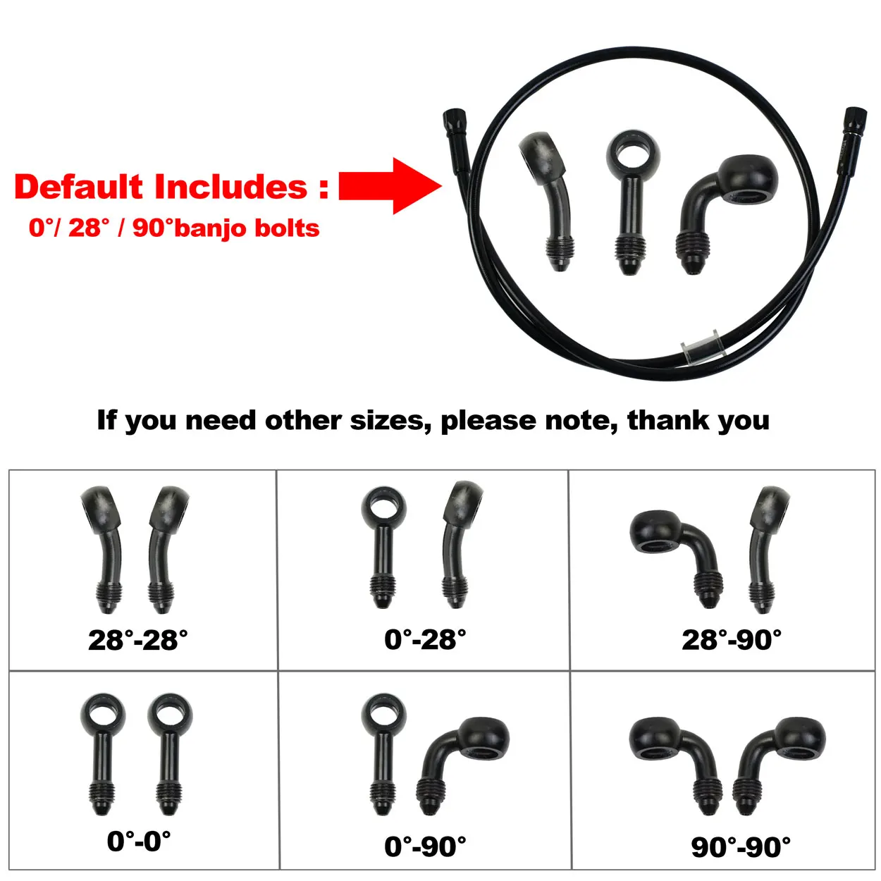 AN3 Örgülü Fren Hortumu Motosi - Motorcycle Brake Cable incelemesi ve fiyatı