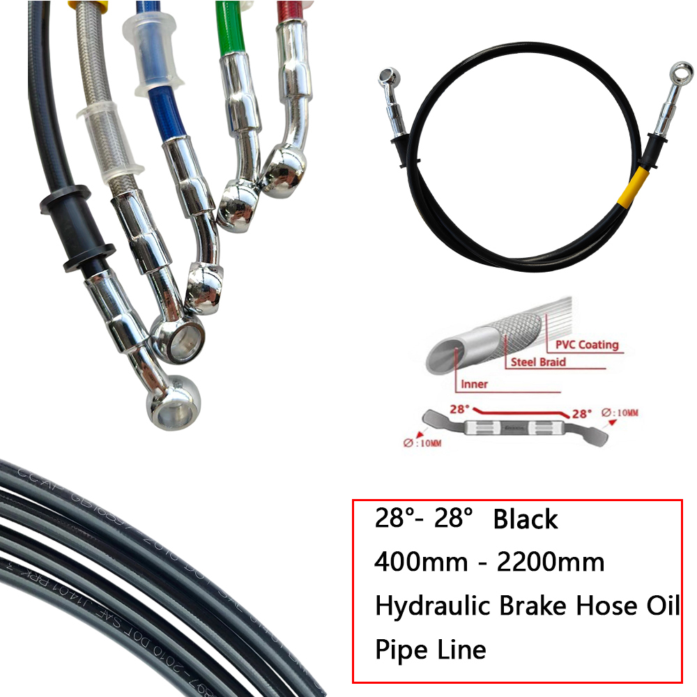 28 ° -28 °   Siyah Örgülü Hidr - Motorcycle Brake Cable incelemesi ve fiyatı